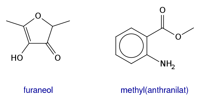 furaneol. methyl(anthranilat)