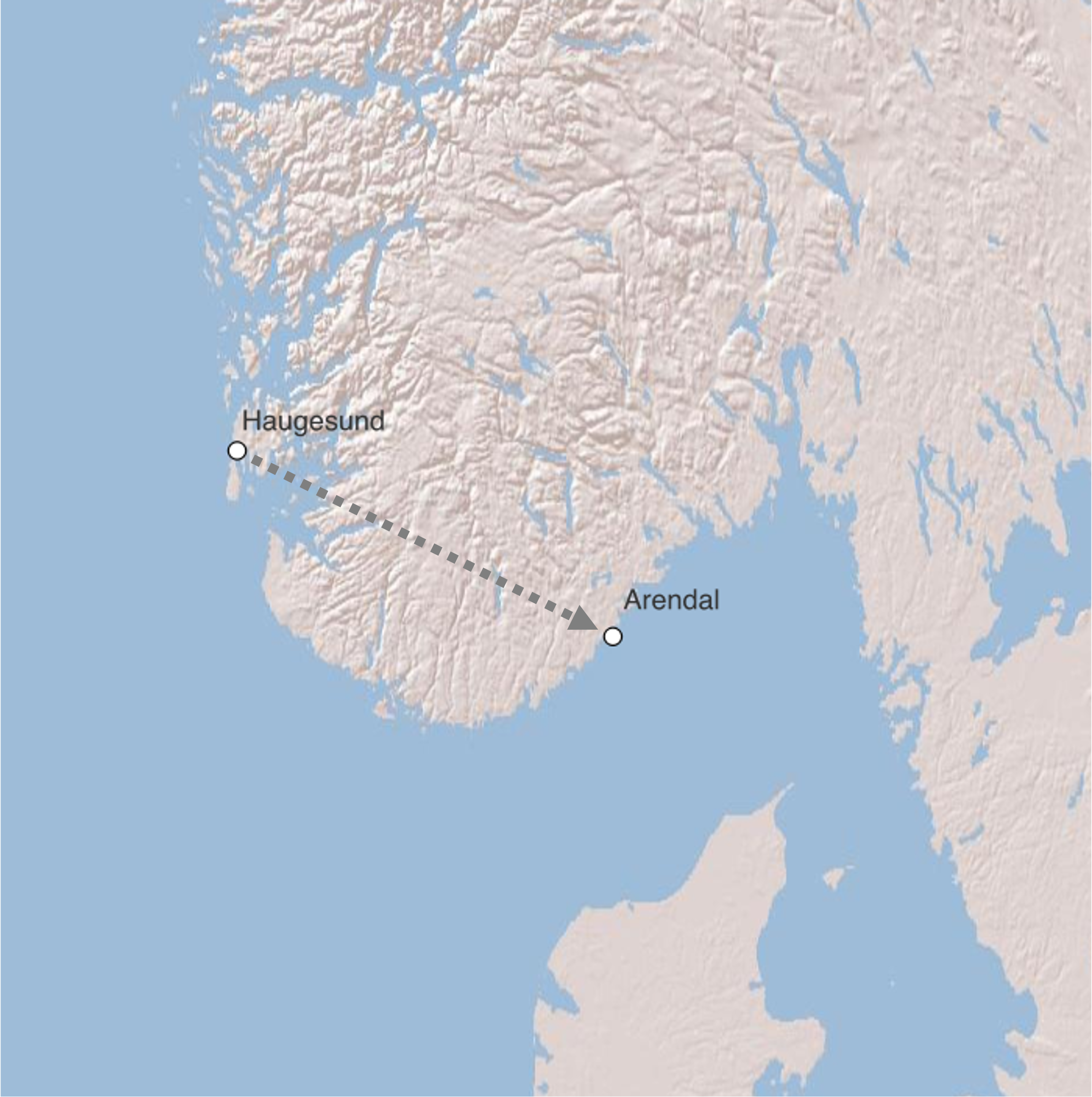 Haugesund, Arendal
